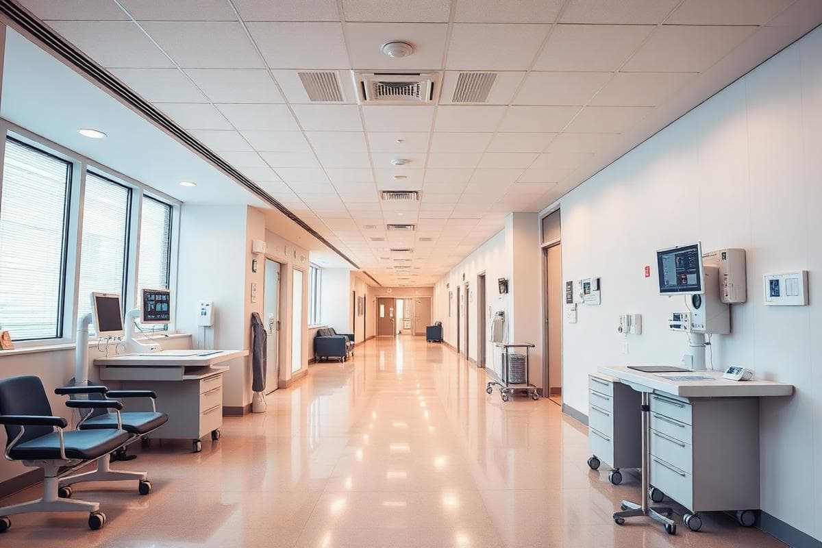 Modern hospital interior at Rafi Medical Center